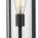 Dunbroch 1 Light 23.75 inch Black Outdoor Pier Mounted Fixture