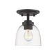 Ashton 1 Light 6 inch Bronze Flush Mount Ceiling Light