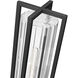 Aura 1 Light 25.75 inch Black Outdoor Post Mounted Fixture in G9