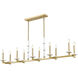 Kaden 10 Light 12.00 inch Island Light