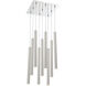 Forest LED 14 inch Chrome Chandelier Ceiling Light