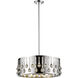 Oberon 6 Light 24.5 inch Chrome Chandelier Ceiling Light