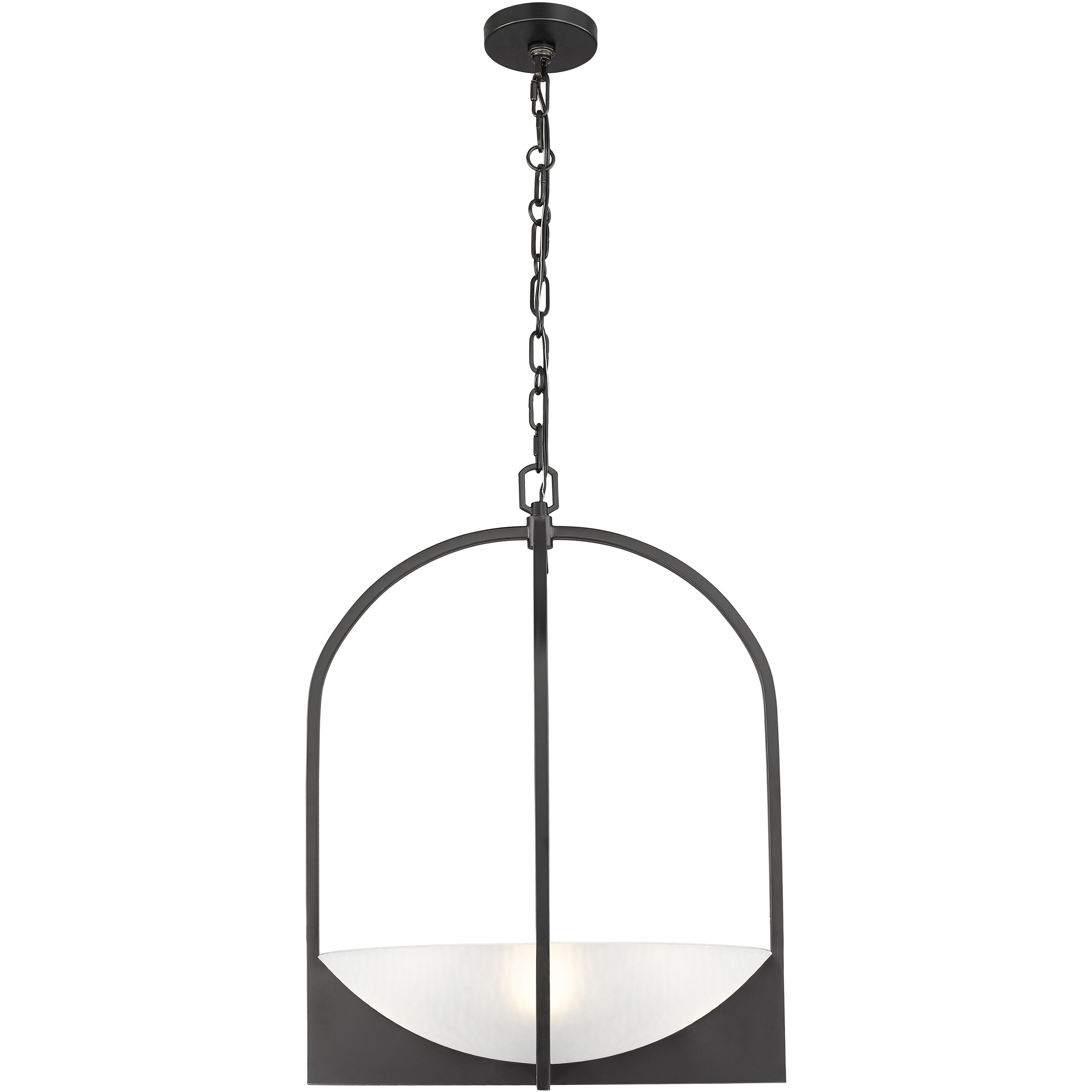 Devon 4 Light 18 inch Matte Black Pendant Ceiling Light