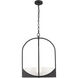 Devon 4 Light 18 inch Matte Black Pendant Ceiling Light