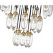 Arden 27 Light 36 inch Rubbed Brass Chandelier Ceiling Light
