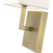 Saxon 1 Light 7 inch Rubbed Brass Wall Sconce Wall Light