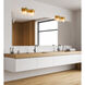 Lawson 2 Light 17 inch Rubbed Brass Vanity Wall Light in Rubbed Bronze