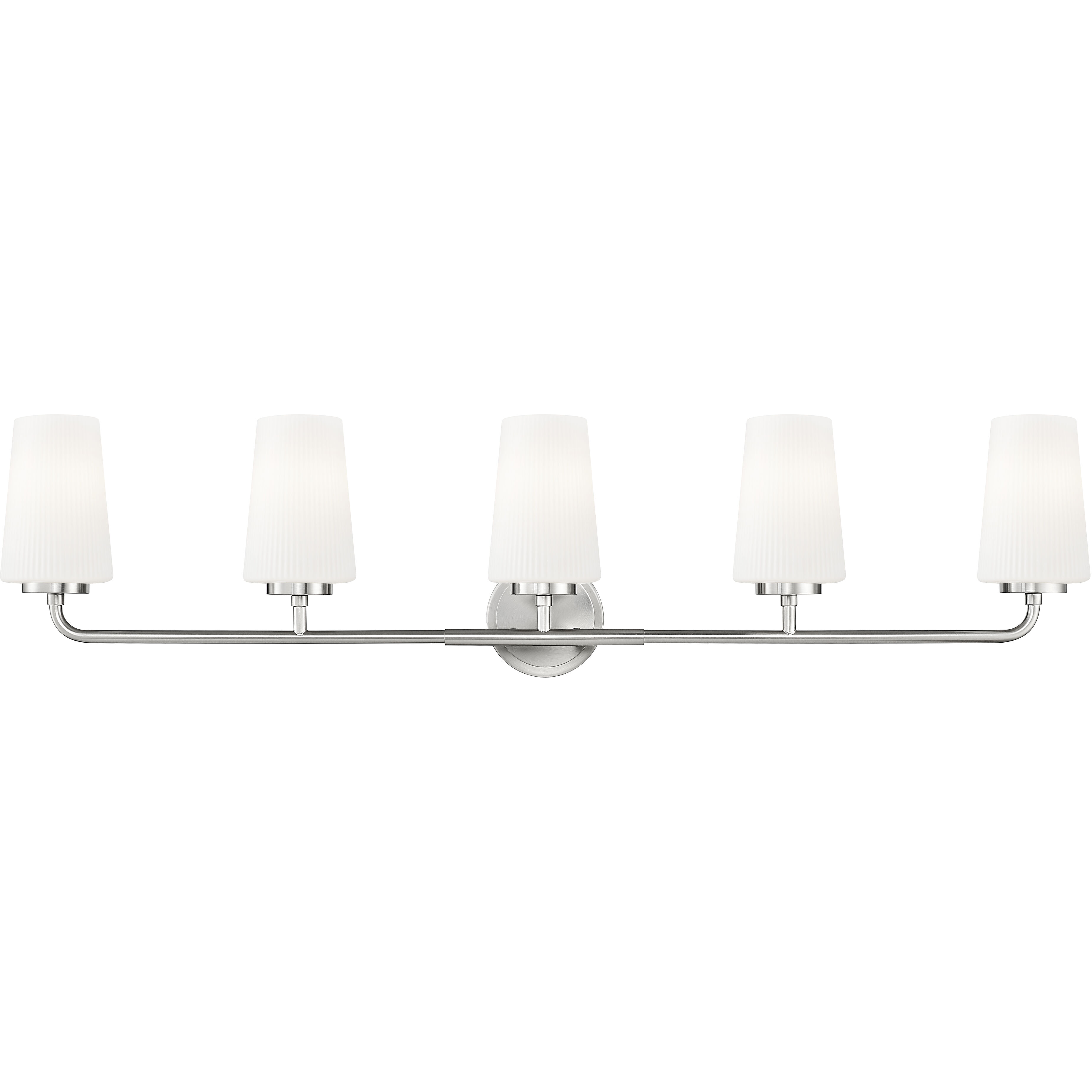 Montford 5 Light 40 inch Brushed Nickel Bath Vanity Light Wall Light