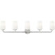 Montford 5 Light 40 inch Brushed Nickel Bath Vanity Light Wall Light