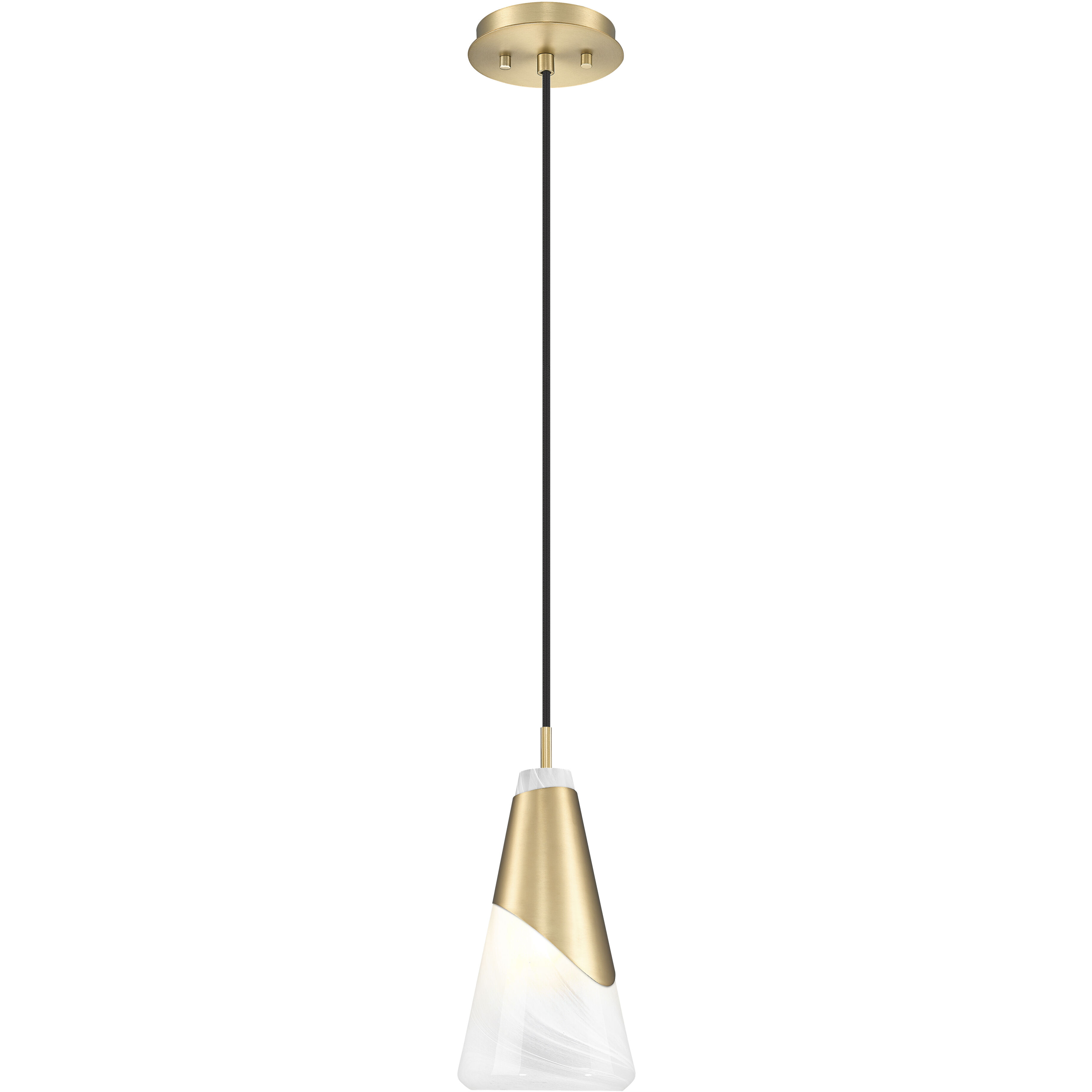 Aimie 1 Light 6 inch Modern Gold Pendant Ceiling Light