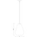 Ayra 1 Light 12 inch Olde Brass Pendant Ceiling Light