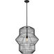 Orsay 1 Light 24 inch Matte Black Pendant Ceiling Light