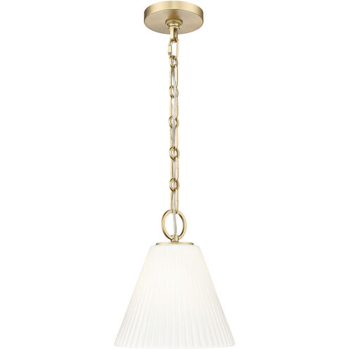 Alaric 1 Light 10 inch Modern Gold Pendant Ceiling Light