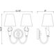 Claudelle Wall Sconce Wall Light in Matte Black and Modern Gold