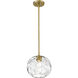 Chloe 1 Light 10 inch Olde Brass Pendant Ceiling Light