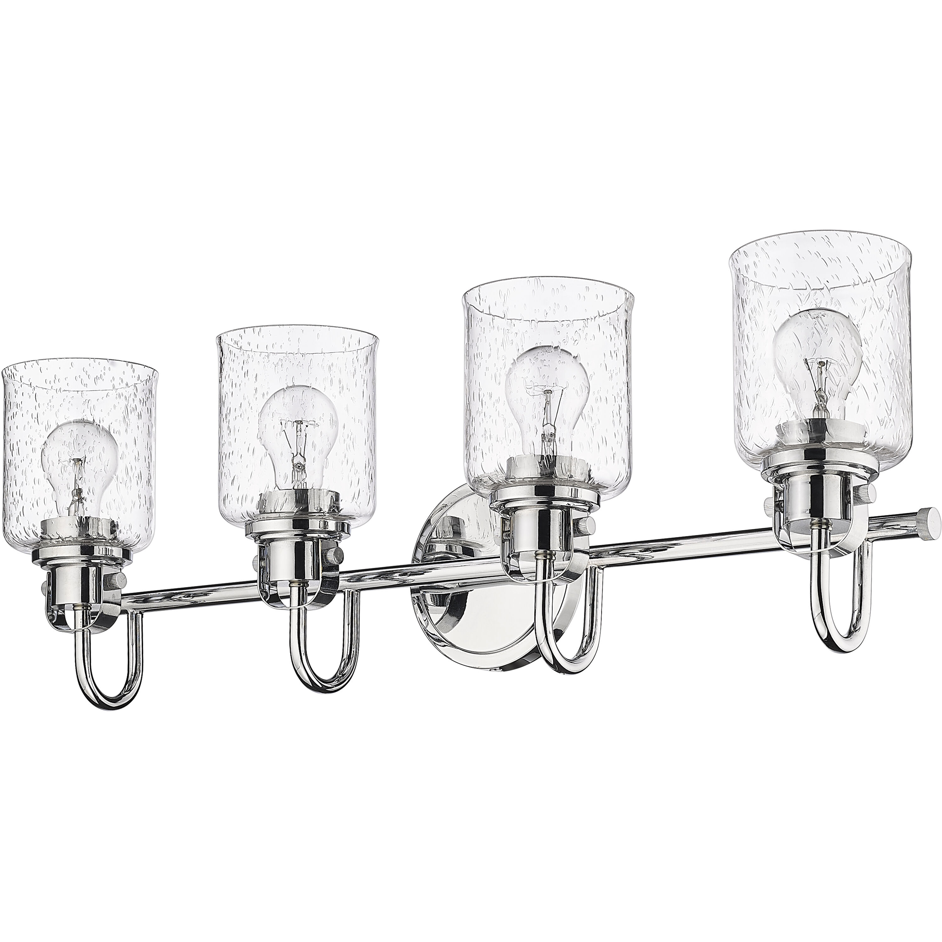 Kinsley 4 Light 28 inch Chrome Vanity Wall Light