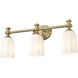 Orion 3 Light 22 inch Modern Gold Bath Vanity Light Wall Light