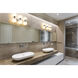 Artemis 6 Light 25 inch Chrome Vanity Wall Light