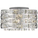 Aludra 4 Light 12.25 inch Chrome Flush Mount Ceiling Light
