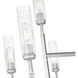 Esme 9 Light 38 inch Brushed Nickel Chandelier Ceiling Light