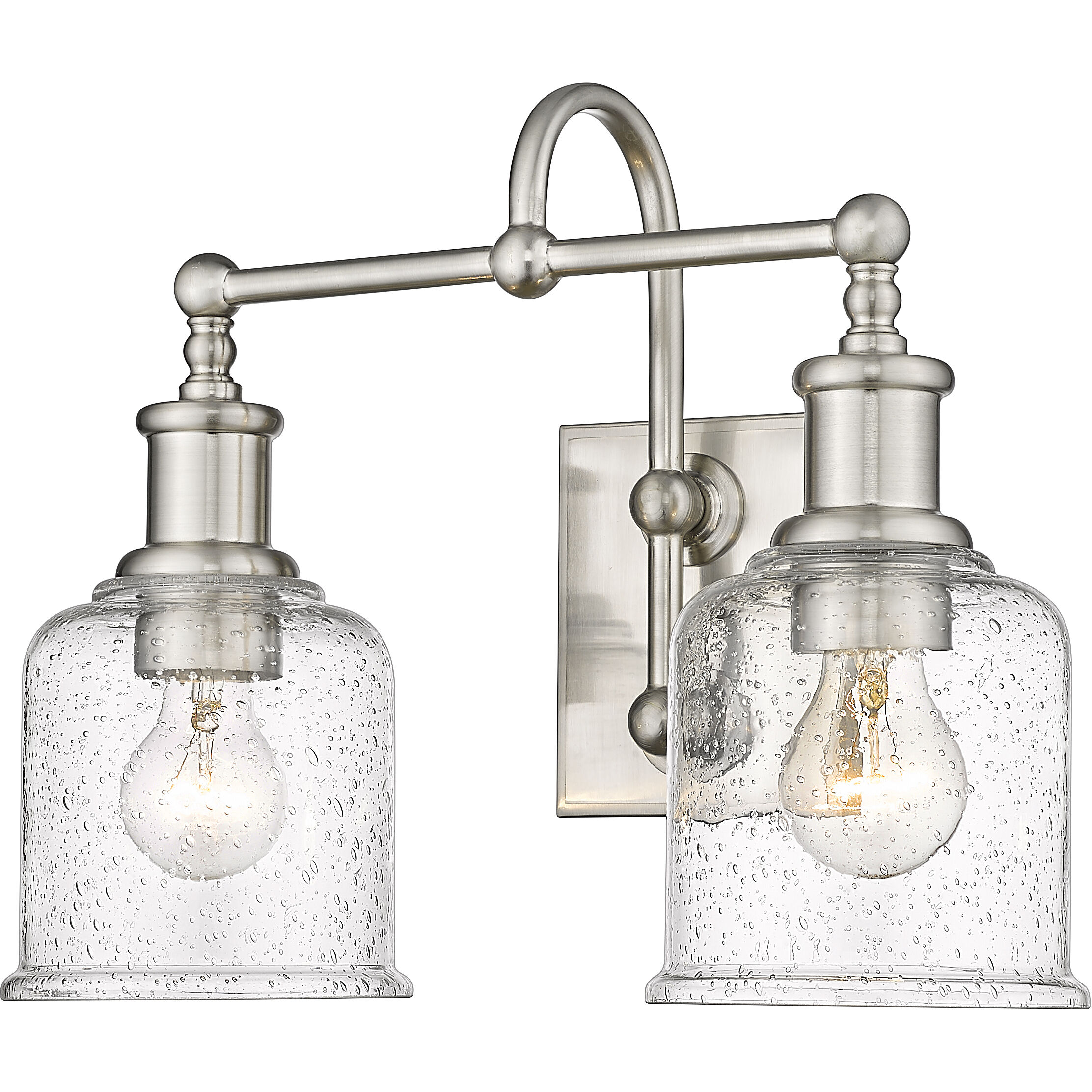 Bryant 2 Light 16 inch Brushed Nickel Vanity Wall Light