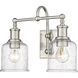 Bryant 2 Light 16 inch Brushed Nickel Vanity Wall Light