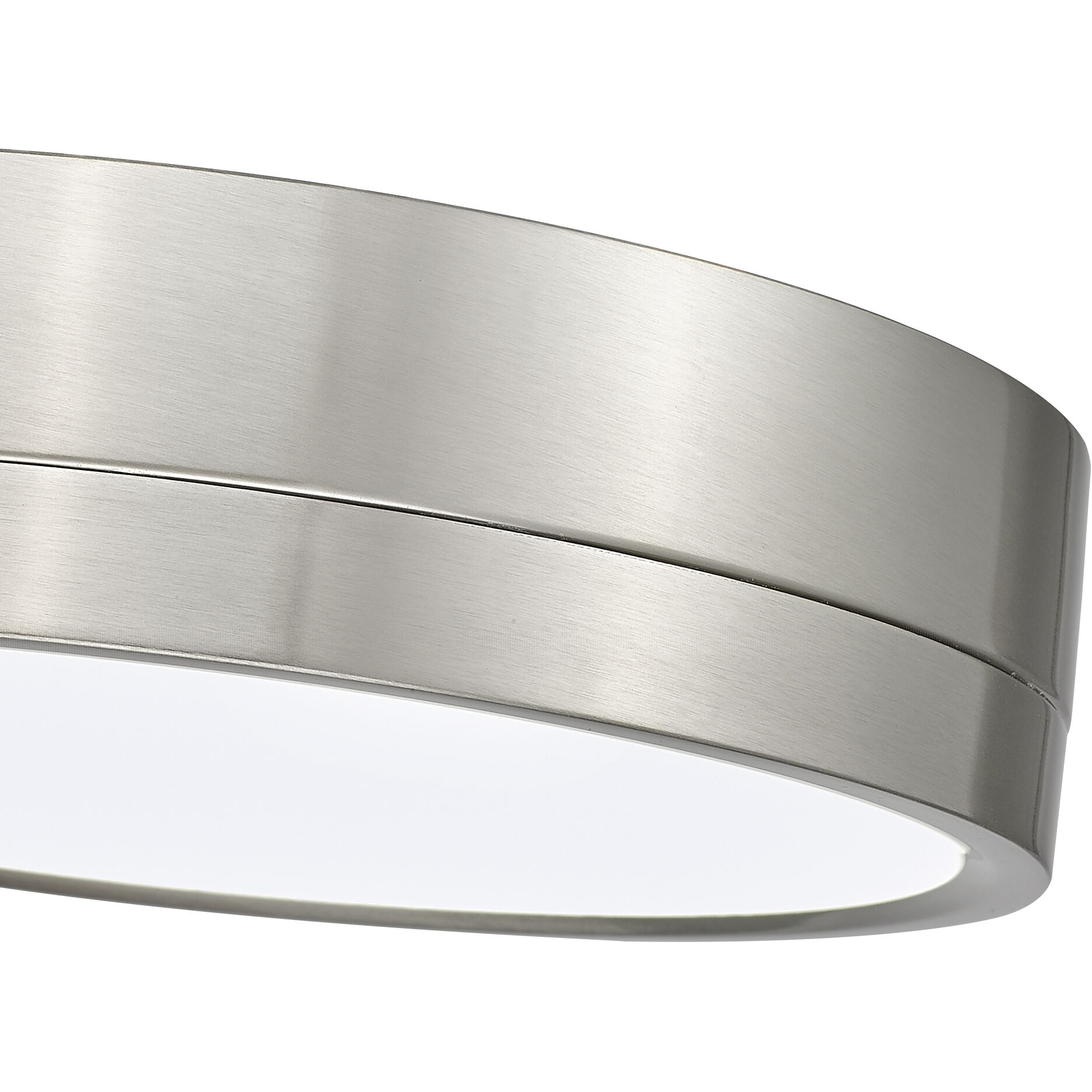 Algar LED 12 inch Brushed Nickel Flush Mount Ceiling Light