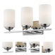 Bordeaux 3 Light 17.38 inch Chrome Vanity Wall Light