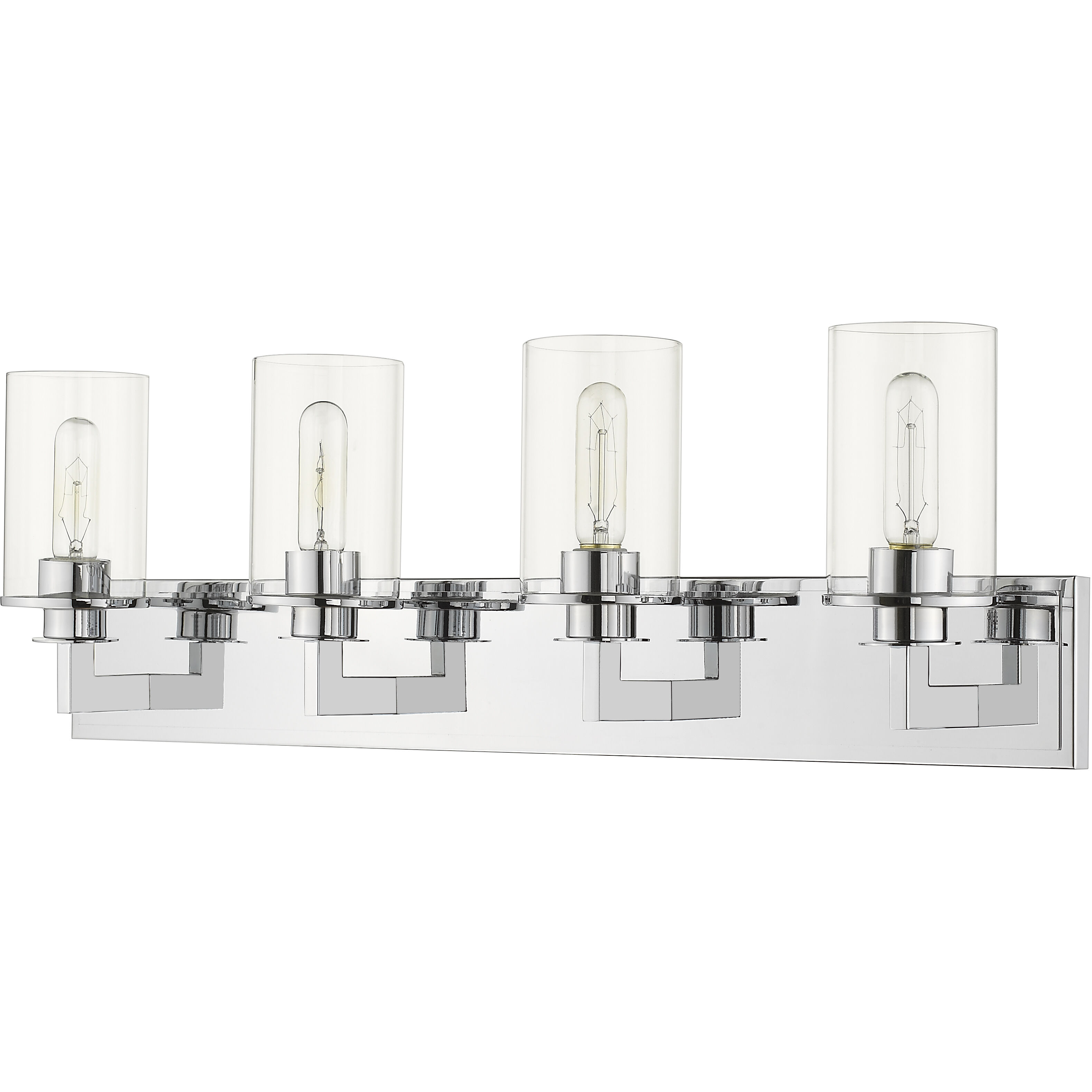 Savannah 4 Light 31.5 inch Chrome Vanity Wall Light