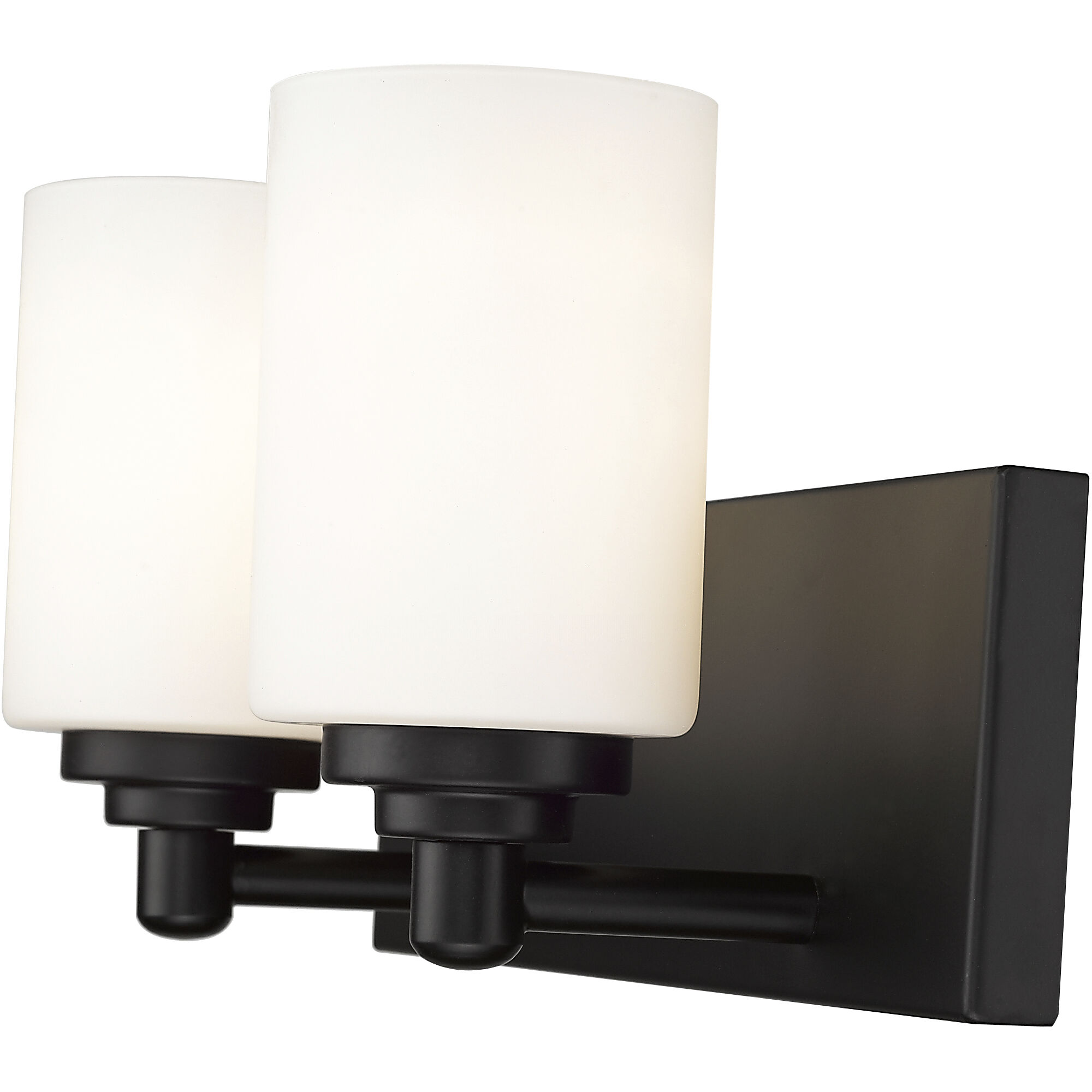 Soledad 2 Light 16.25 inch Matte Black Vanity Wall Light