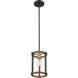 Kirkland 1 Light 7 inch Rustic Mahogany Pendant Ceiling Light
