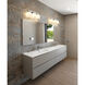 Astor 3 Light 23 inch Chrome Vanity Wall Light