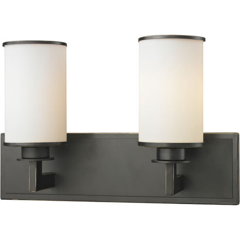 Savannah 2 Light 16.13 inch Olde Bronze Vanity Wall Light