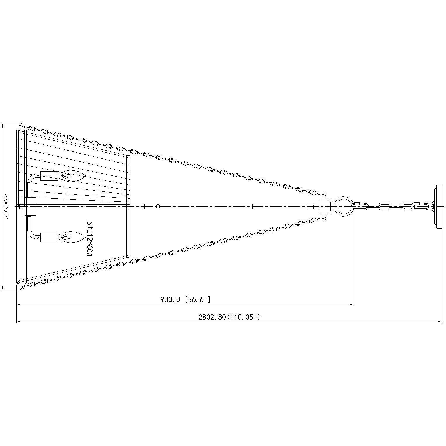 Madeline 5 Light 18 inch Brushed Nickel Pendant Ceiling Light