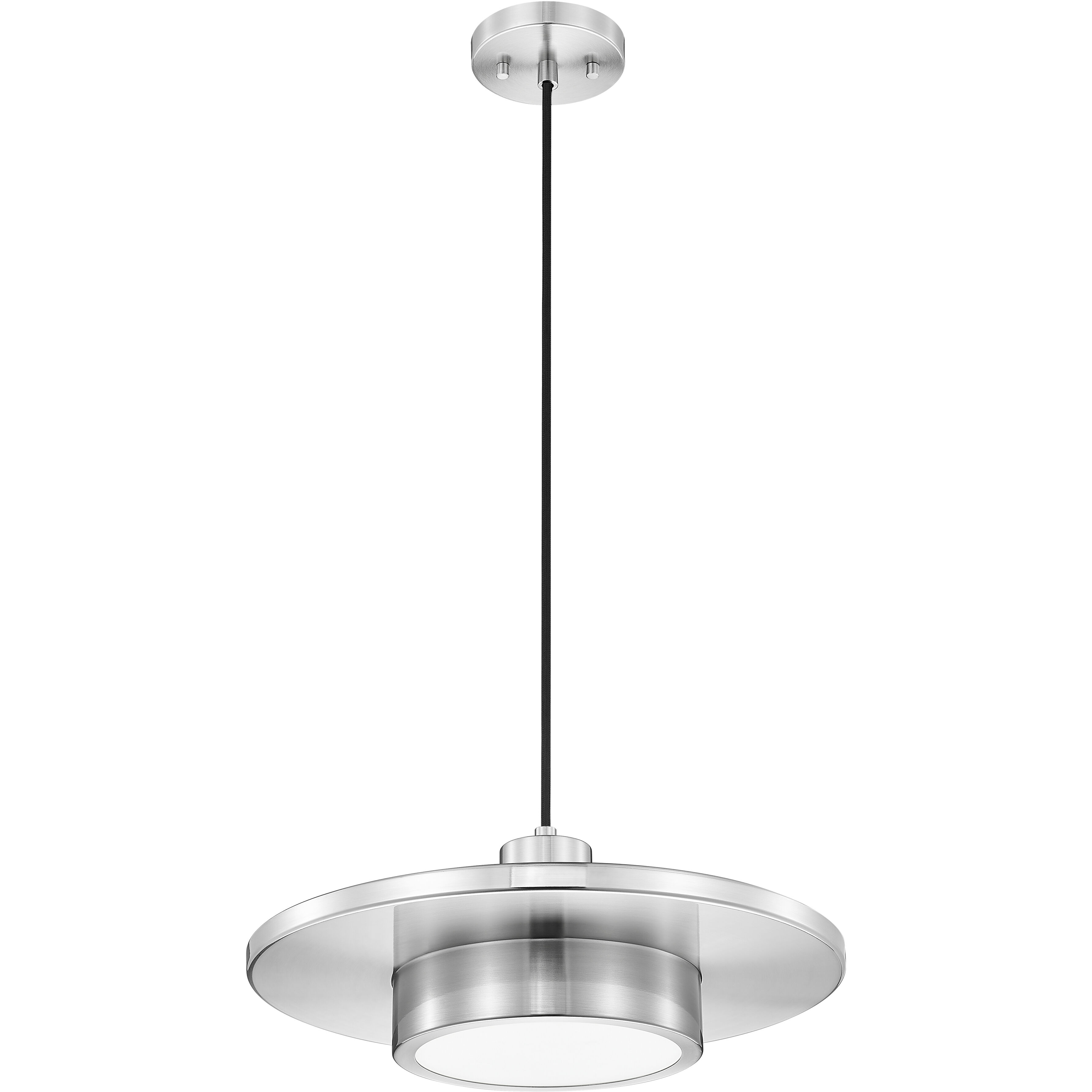 Ludo Pendant Ceiling Light in Brushed Nickel