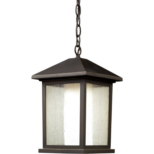 Mesa 1 Light 10 inch Oil Rubbed Bronze Outdoor Chain Mount Ceiling Fixture