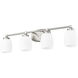 Kendrick 4 Light 31.25 inch Brushed Nickel Bath Vanity Light Wall Light