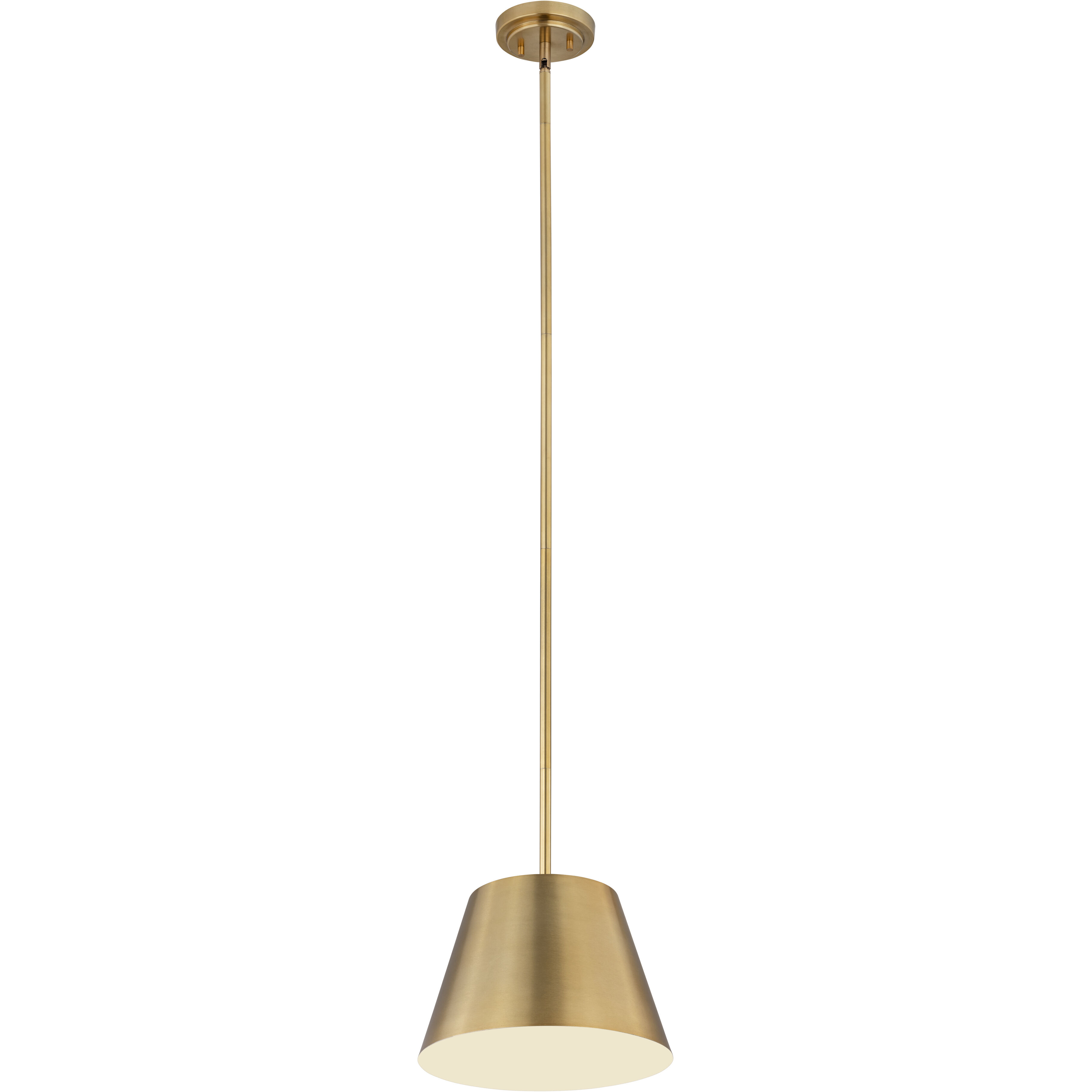 Lilly 1 Light 12 inch Rubbed Brass Pendant Ceiling Light