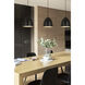 Z-Studio 1 Light 9.5 inch Satin Black Pendant Ceiling Light in Matte Black