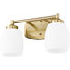 Kendrick 2 Light 14.5 inch Luxe Gold Bath Vanity Light Wall Light