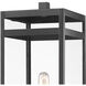 Nuri 1 Light 115.5 inch Black Outdoor Post Mounted Fixture