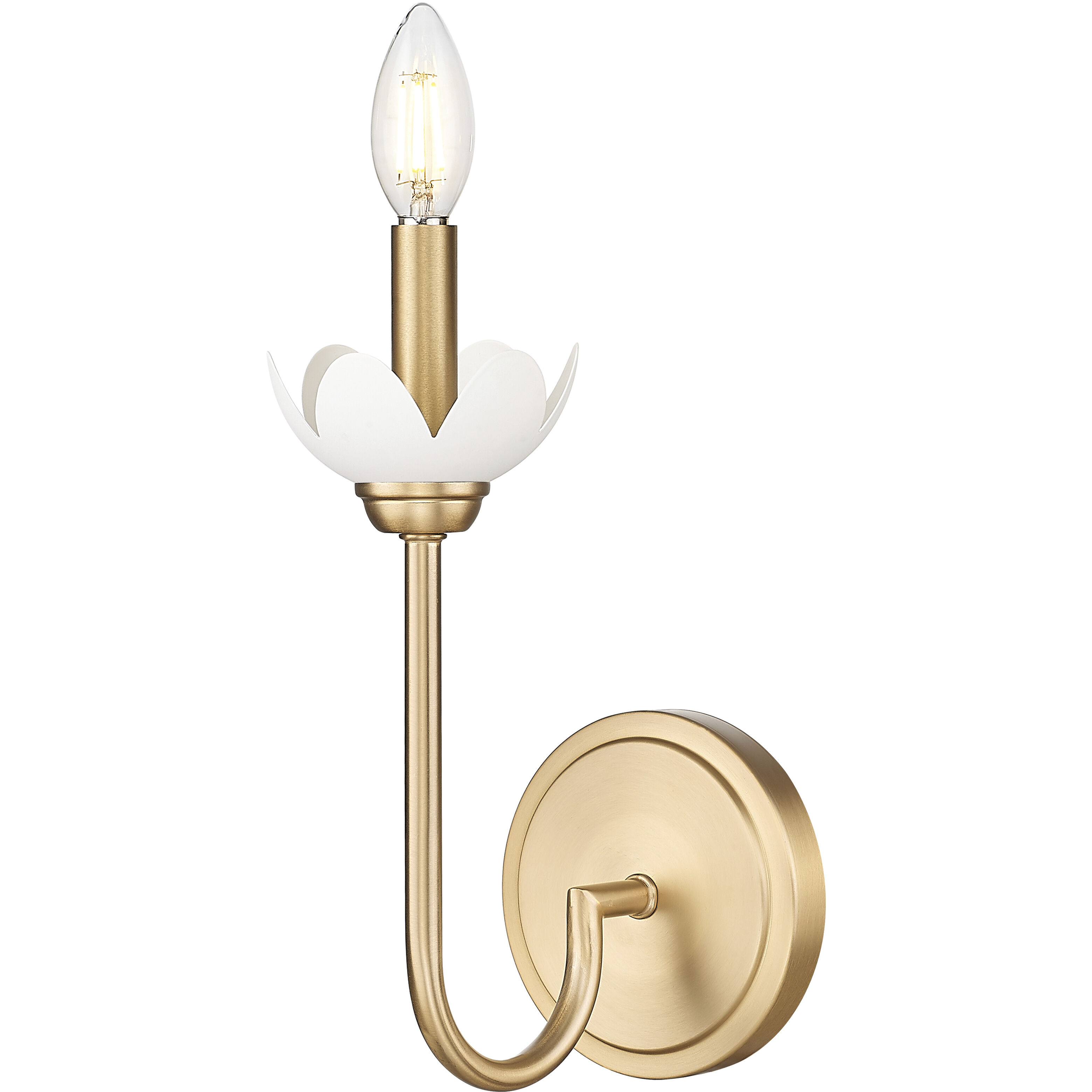Allistair Wall Sconce Wall Light in Modern Gold