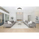 Bradley LED 20.25 inch Matte Black and Modern Gold Flush Mount Ceiling Light
