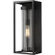 Dunbroch 1 Light 18.25 inch Black Outdoor Wall Light