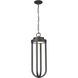 Leland LED 9 inch Sand Black Outdoor Chain Mount Ceiling Fixture