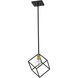 Vertical 1 Light 11.25 inch Bronze and Olde Brass Pendant Ceiling Light