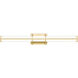 Harrison LED 32 inch Modern Gold Vanity Wall Light