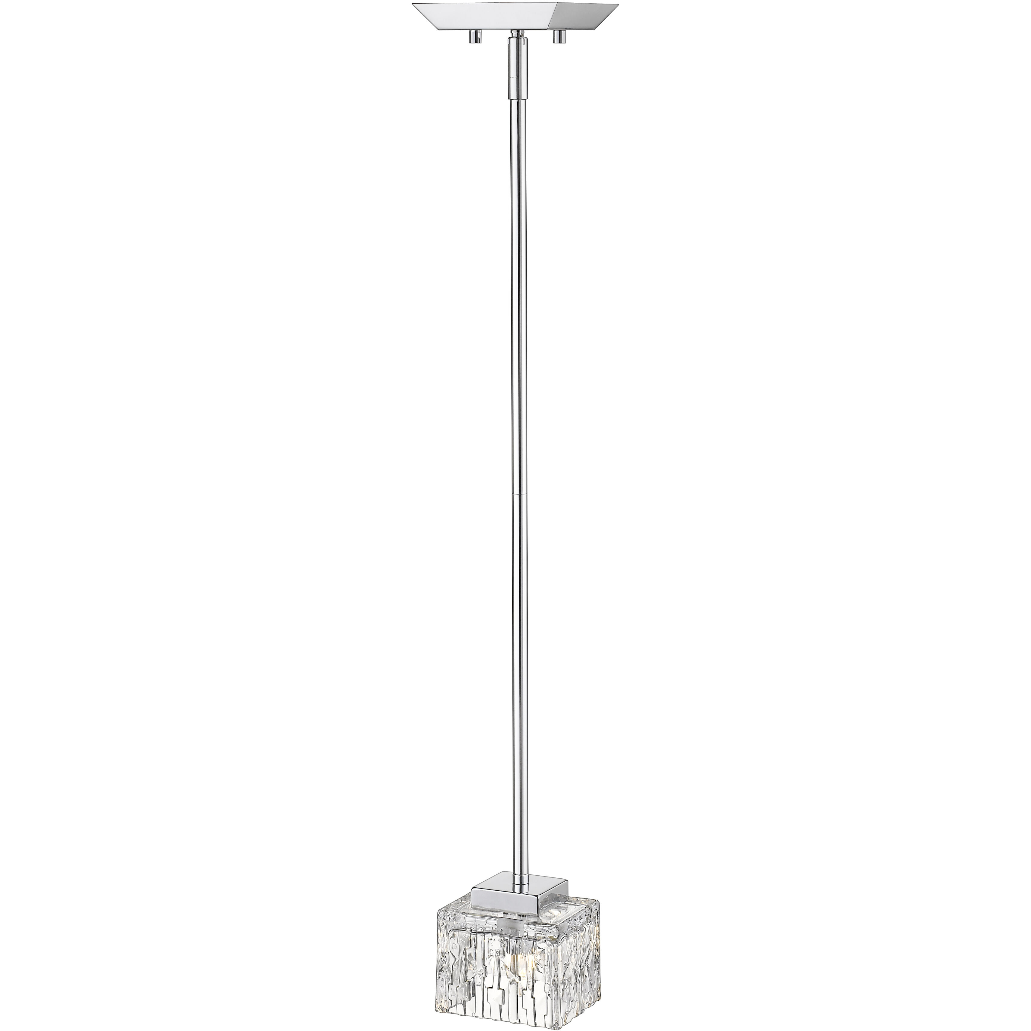 Rubicon 1 Light 4.75 inch Chrome Pendant Ceiling Light in G9