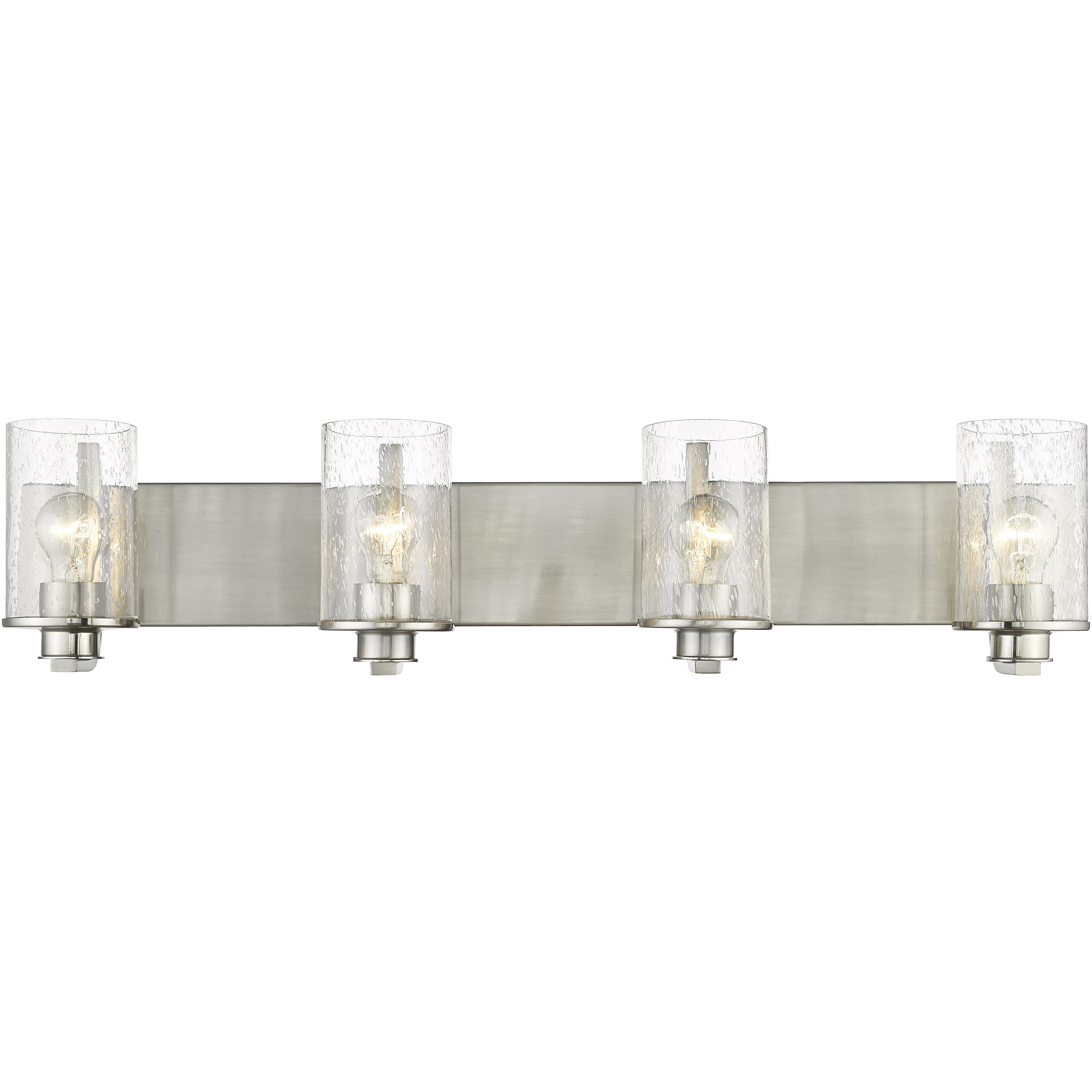 Beckett 4 Light 34 inch Brushed Nickel Vanity Wall Light