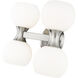 Artemis 4 Light 13 inch Brushed Nickel Vanity Wall Light